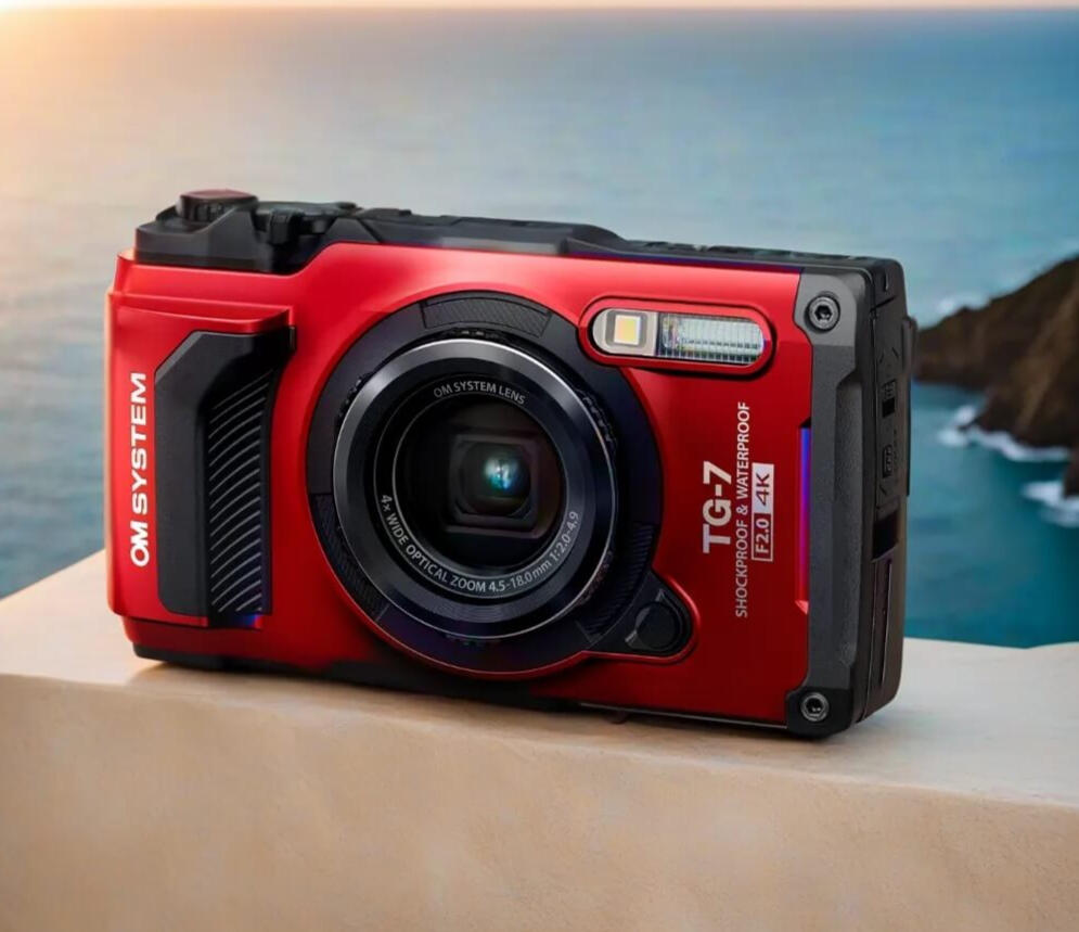 Photo of the OM systems tough TG-7 digital dive camera